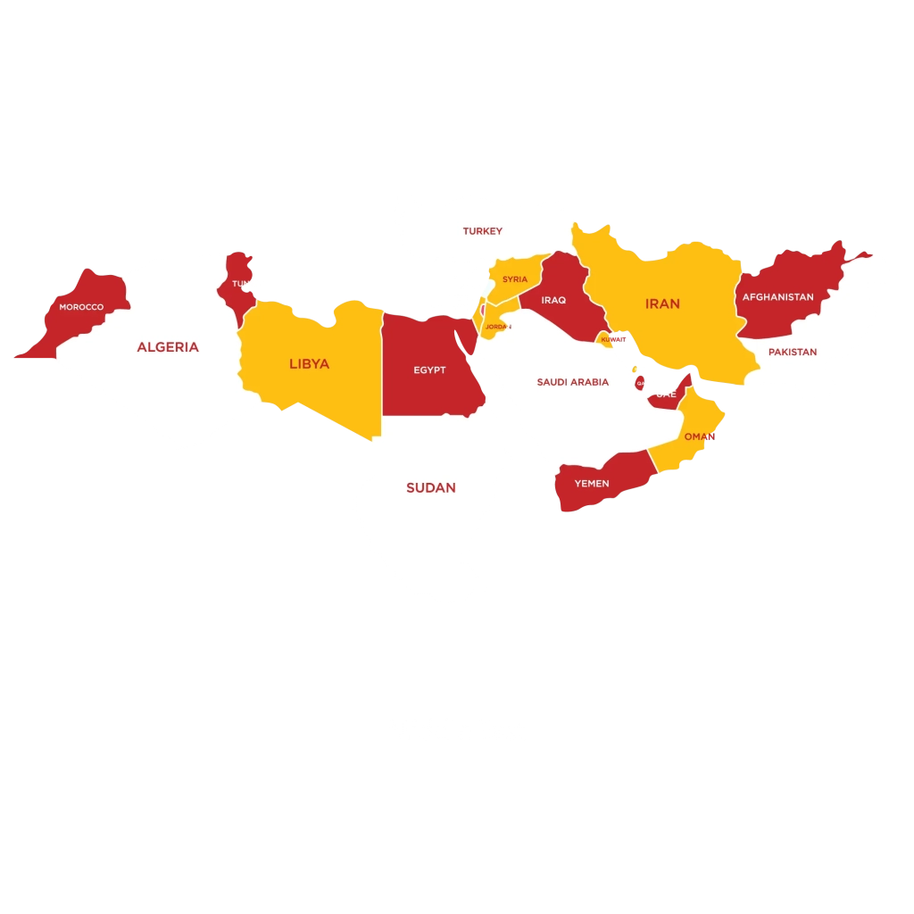 middle east map